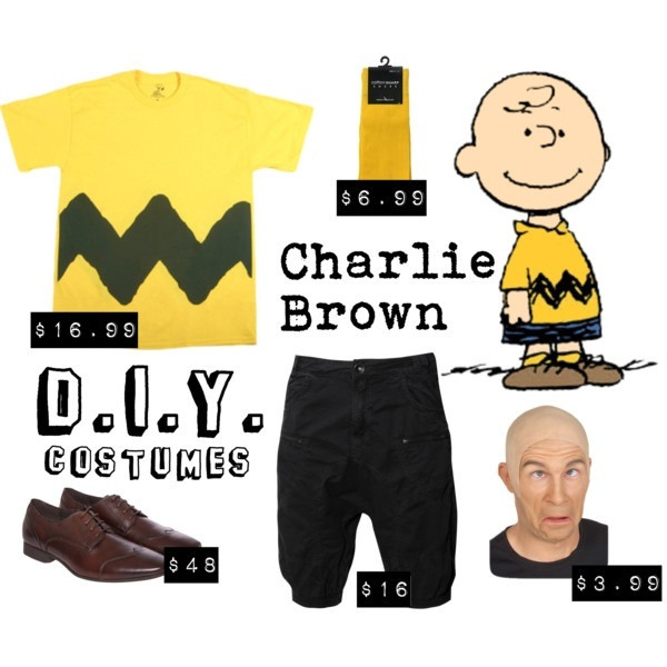 DIY Charlie Brown Costume
 Pinterest