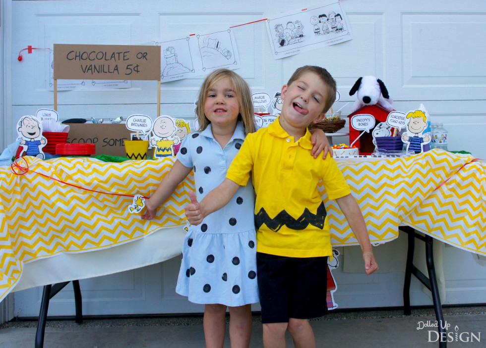 DIY Charlie Brown Costume
 Peanuts DIY Kids Costumes