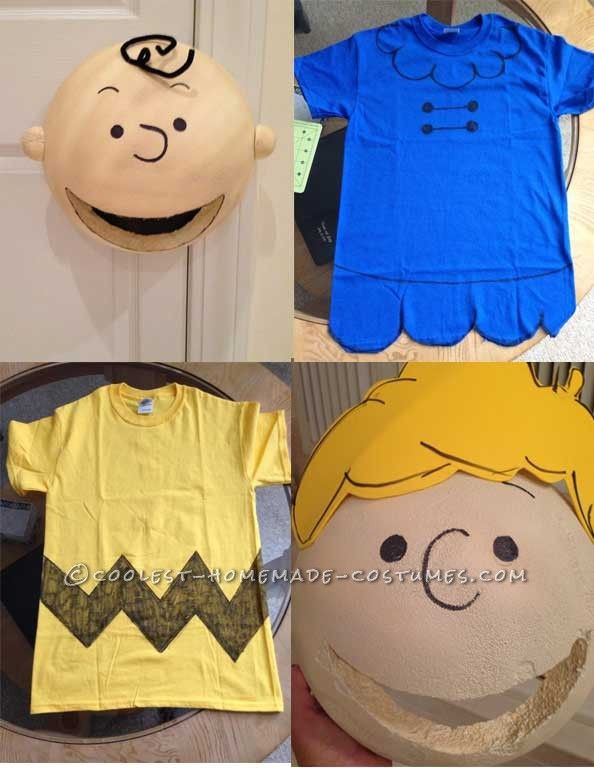 DIY Charlie Brown Costume
 Awesome Peanuts Gang Group Costume