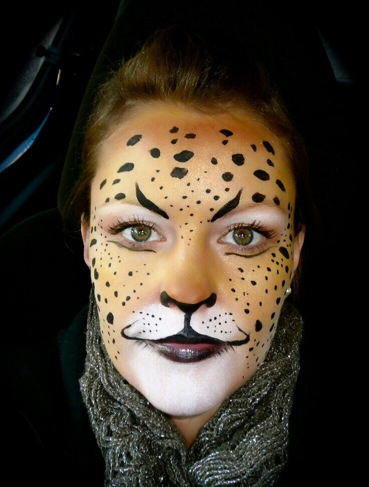 DIY Cheetah Costumes
 Cheetah Face Paint