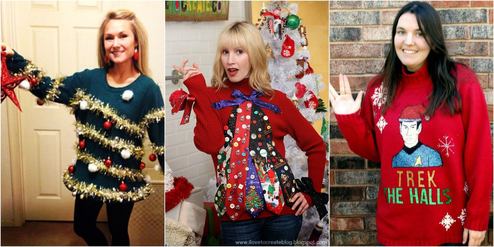 DIY Children'S Ugly Christmas Sweater
 20 Ugly Christmas Sweaters Ugly Christmas Sweater DIYs