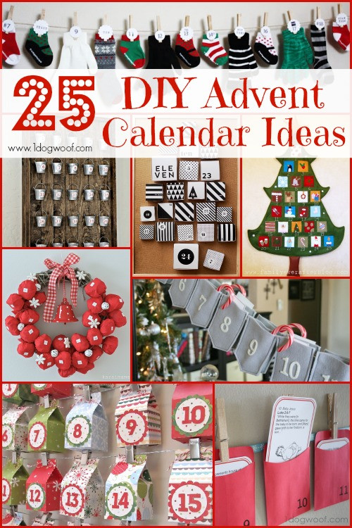 DIY Christmas Advent Calendar
 25 DIY Christmas Advent Calendar Ideas e Dog Woof