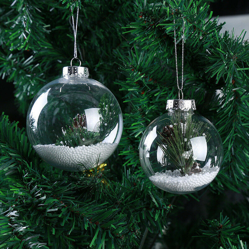 DIY Christmas Ball Ornaments
 Super Clear Plastic Balls DIY Christmas Tree Hanging
