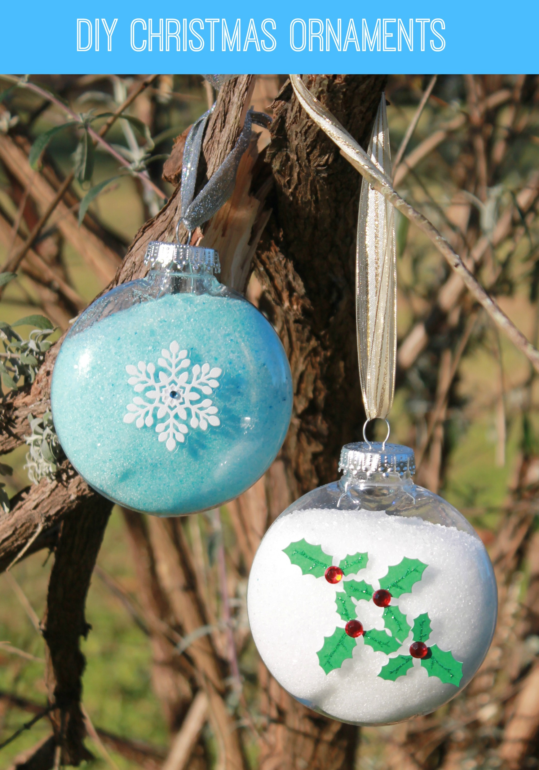 DIY Christmas Balls
 Easy DIY Snowflake Christmas Ornament