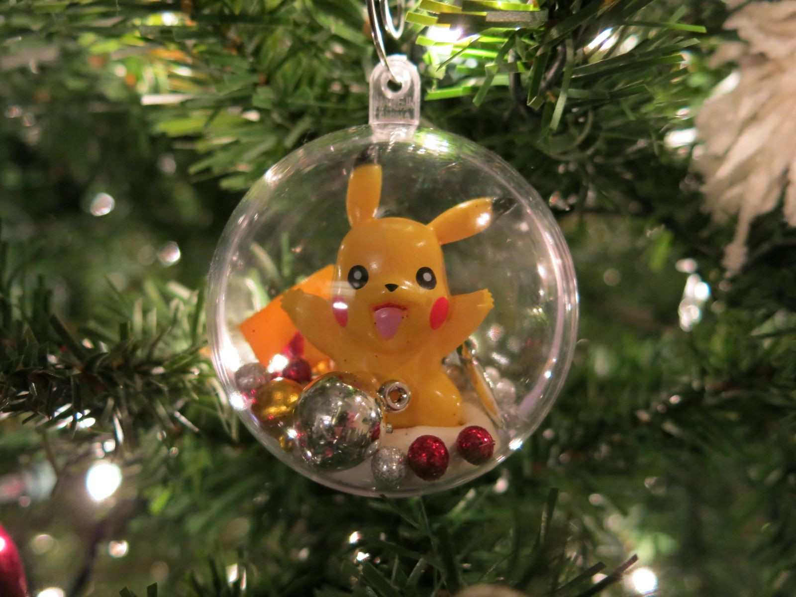 DIY Christmas Bulbs
 DIY Pokemon Christmas ornament