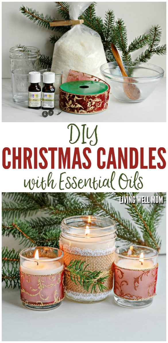 DIY Christmas Candles
 DIY Christmas Candles with Essential Oils