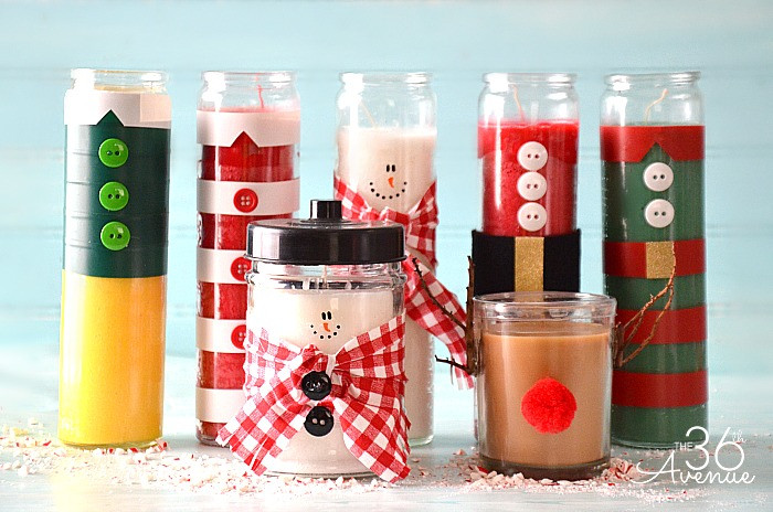 DIY Christmas Candles
 Christmas Gifts DIY Candles The 36th AVENUE