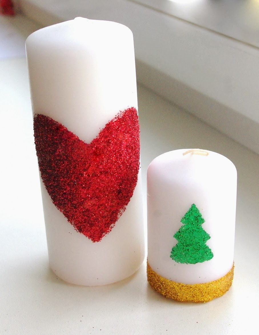DIY Christmas Candles
 nebūla diy christmas candles