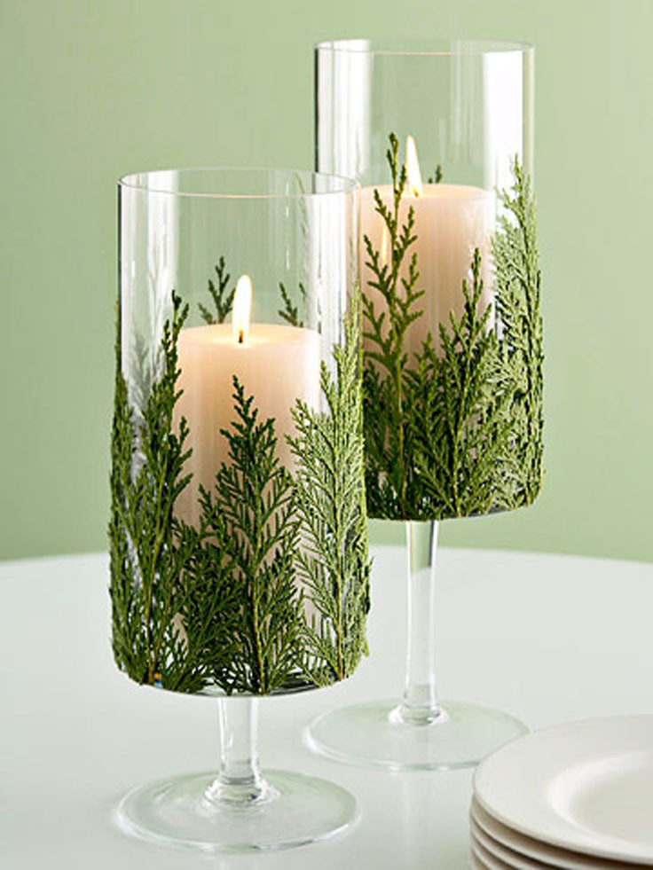 DIY Christmas Candles
 Top 10 DIY Beautiful Christmas Candles and Candle Holders