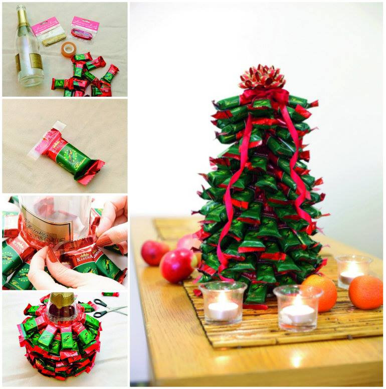DIY Christmas Candy Gifts
 Wonderful DIY Christmas Candy Cane Sleigh