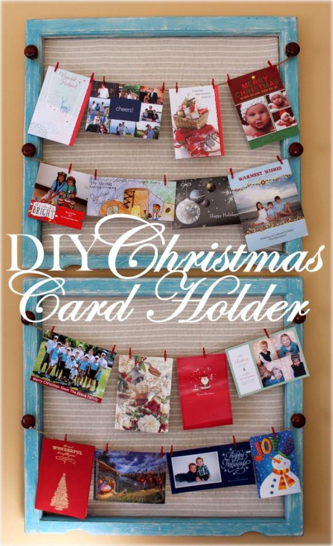 DIY Christmas Card Holder
 11 DIY Christmas Card Holders – Tip Junkie