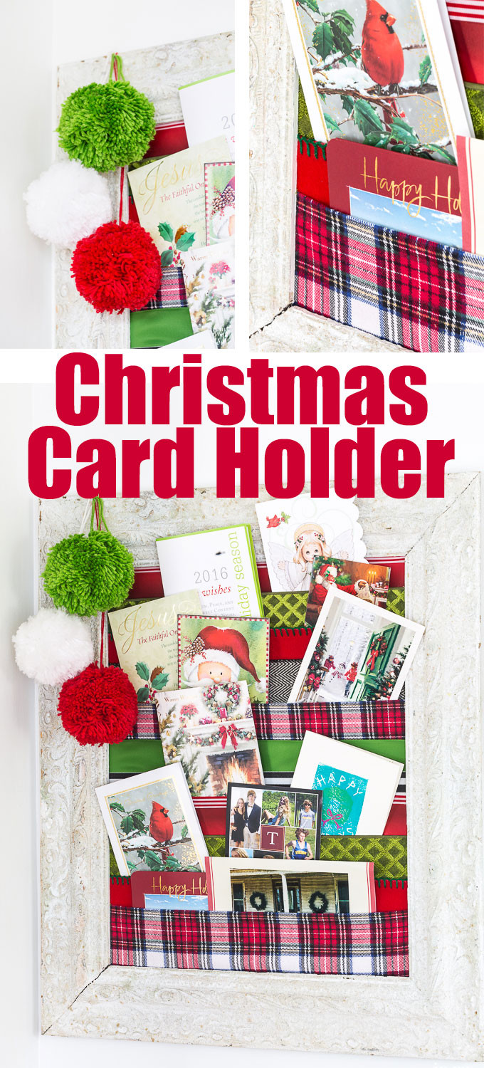 DIY Christmas Card Holder
 Christmas Card Holder You Can Make Tonight In My Own Style