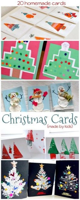 DIY Christmas Cards For Kids
 17 Best ideas about Homemade Christmas Cards on Pinterest