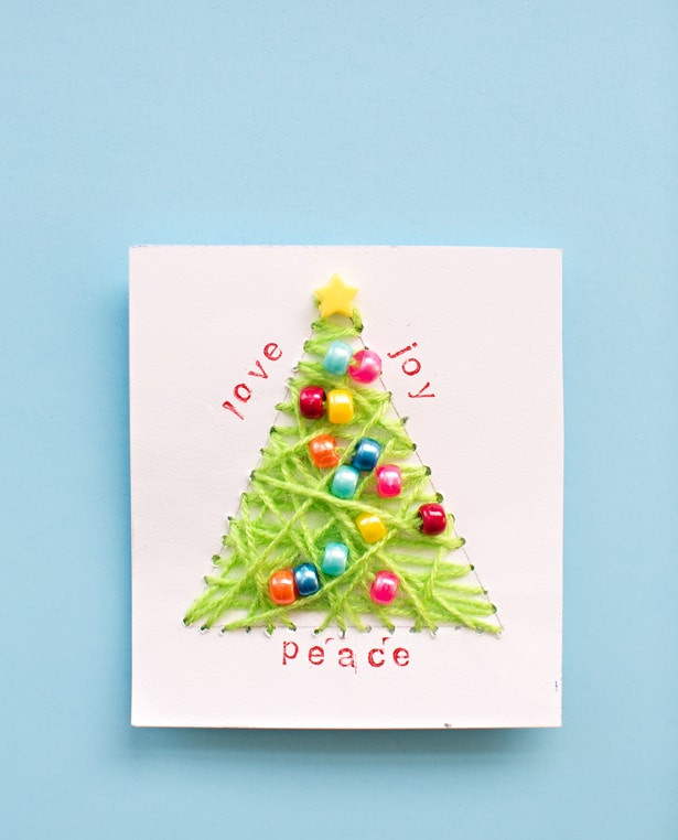 DIY Christmas Cards For Kids
 10 ARTSY CHRISTMAS TREE PROJECTS FOR KIDS