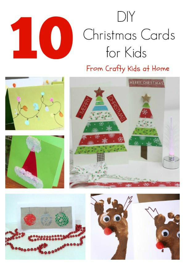 DIY Christmas Cards For Kids
 10 DIY Christmas Cards for Kids Crafty Kids at Home
