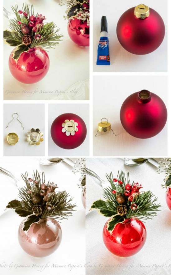 DIY Christmas Centerpiece
 21 Beautifully Festive Christmas Centerpieces You Can