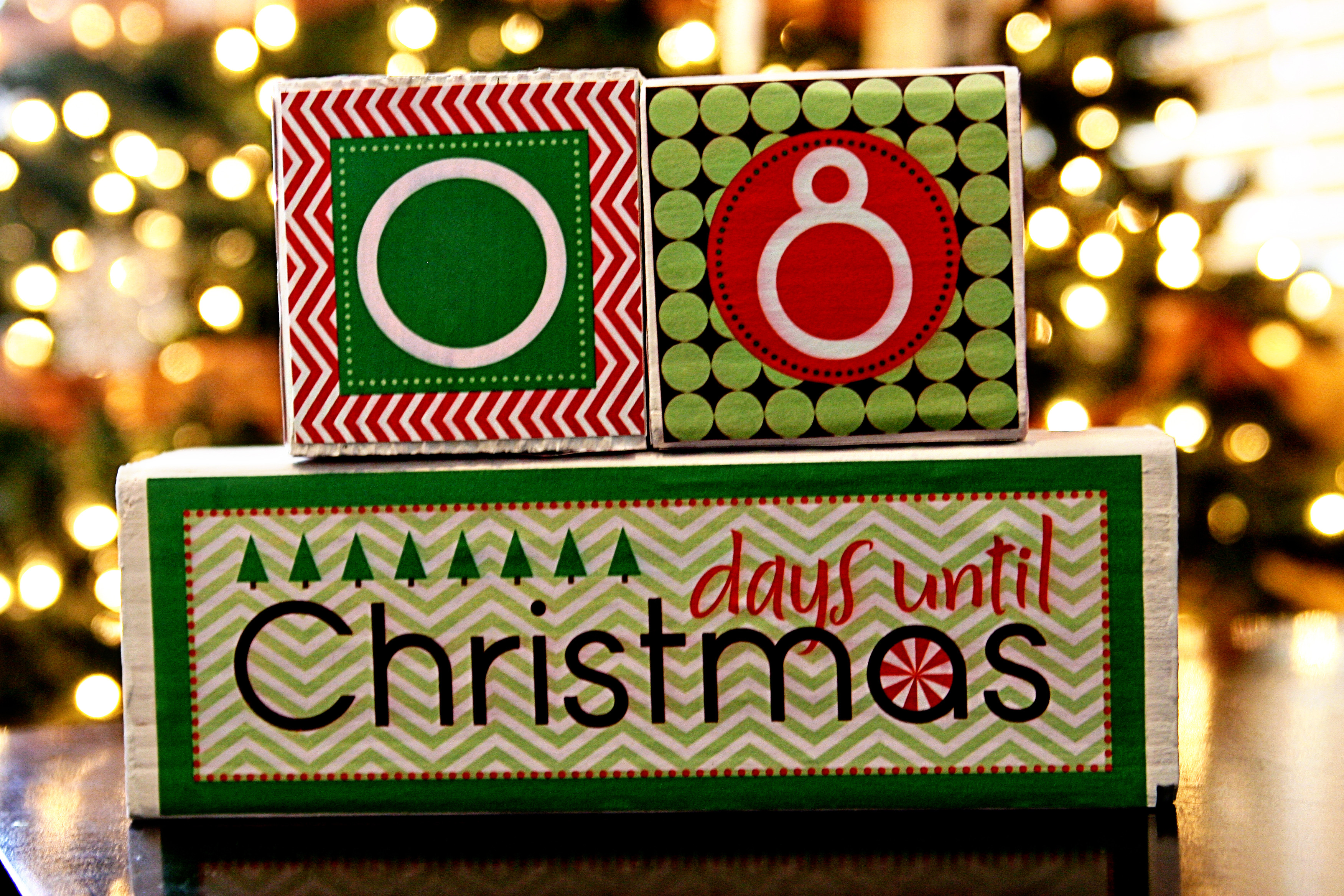 DIY Christmas Countdown
 diy tutorial christmas countdown blocks See Vanessa Craft