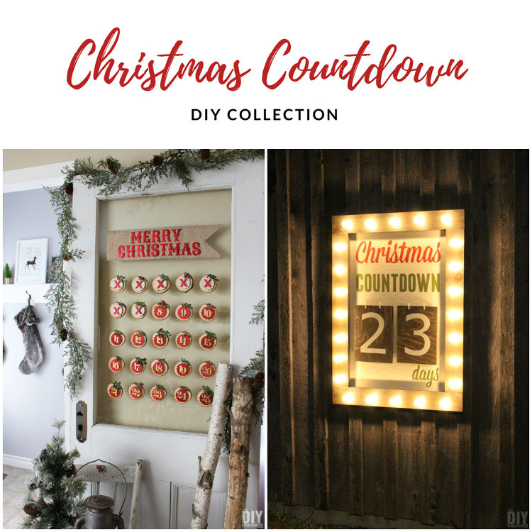 DIY Christmas Countdown
 DIY Christmas Countdown Collection Days until Christmas