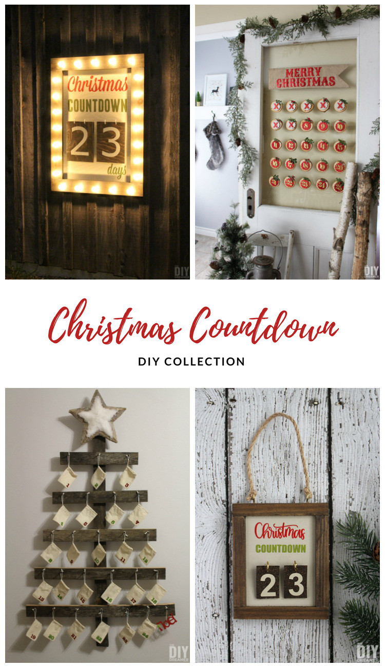 DIY Christmas Countdown
 DIY Christmas Countdown Collection Days until Christmas