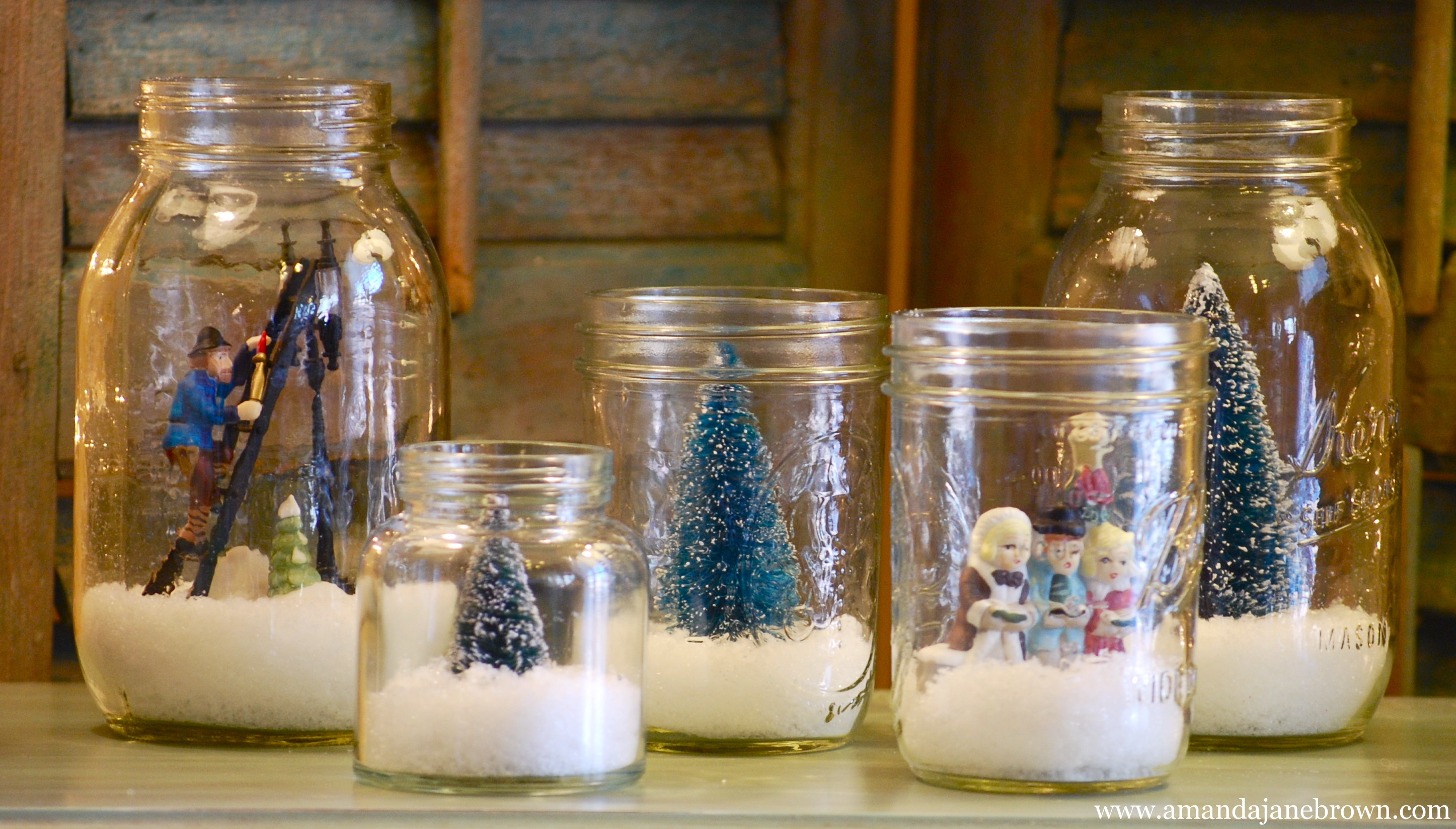 DIY Christmas Decor Pinterest
 DIY Snow Globes Amanda Jane Brown