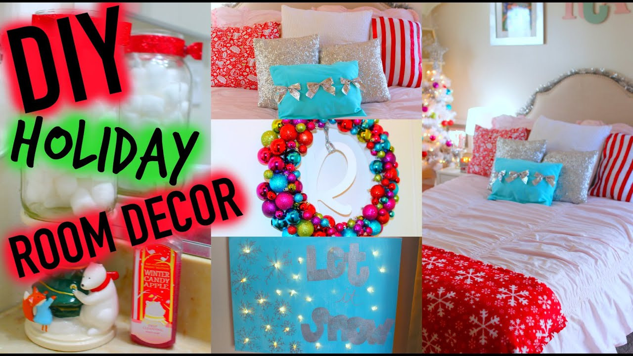 DIY Christmas Decorations For Your Room
 ROOM TOUR HOLIDAY EDITION DIY Holiday Room Decor