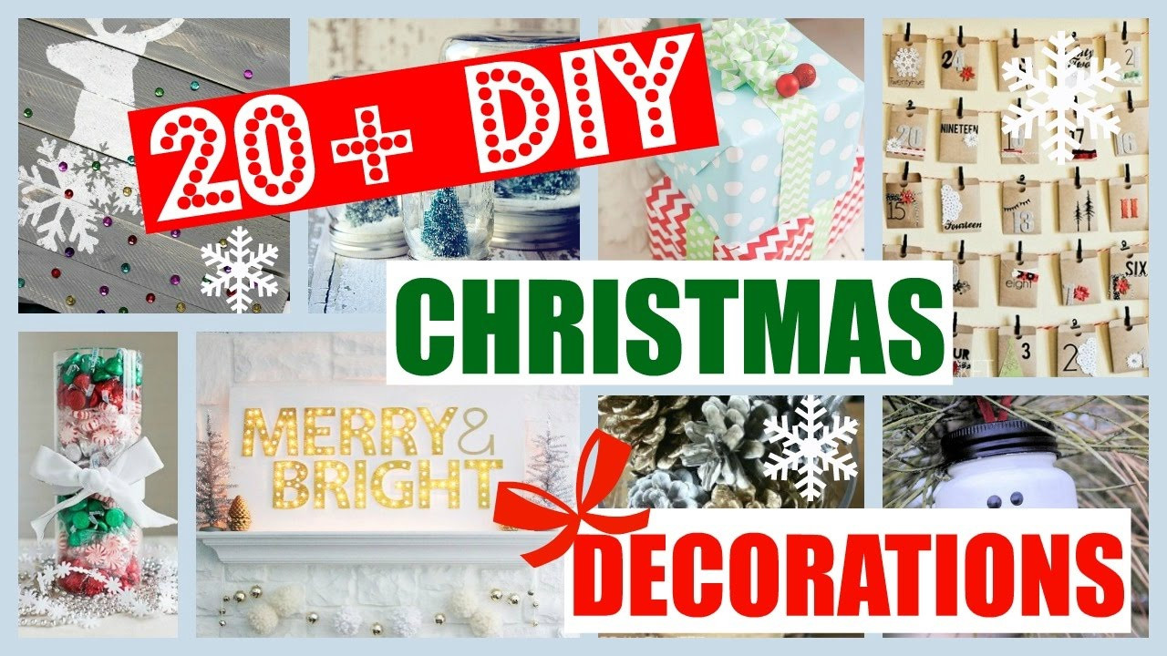 DIY Christmas Decorations For Your Room
 20 DIY Christmas Room Decor Ideas You NEED To Try ASAP
