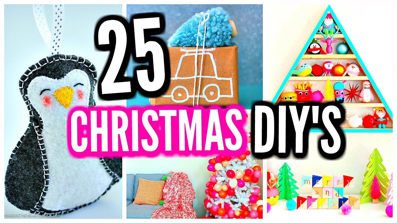 DIY Christmas Decorations For Your Room
 25 DIY Christmas Decorations DIY Room Decor Ideas