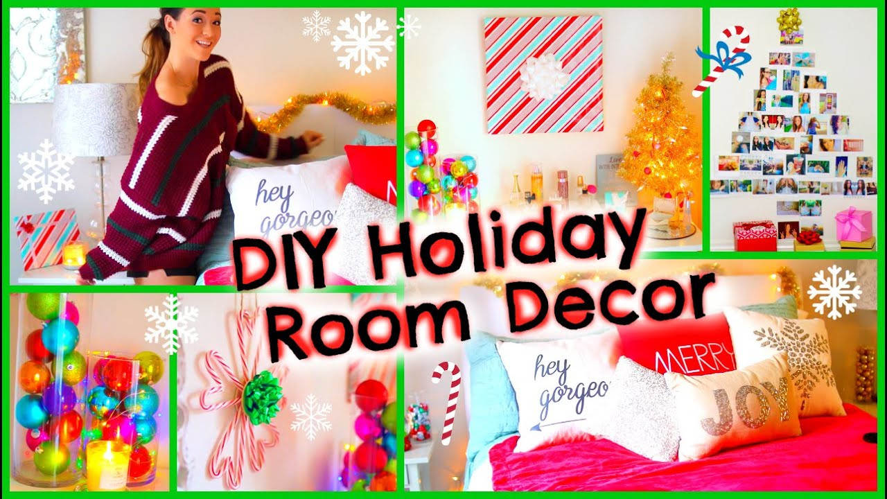 DIY Christmas Decorations For Your Room
 DIY Holiday Room Decor ♡ Fun Christmas Decorations for