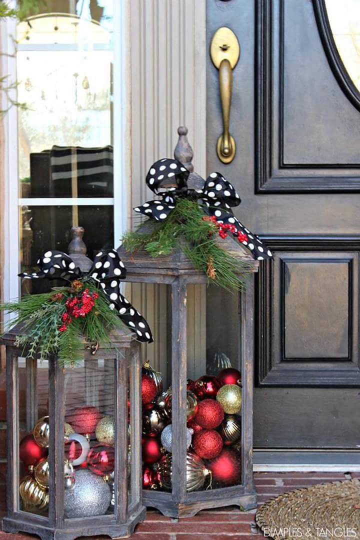 DIY Christmas Door Decoration
 80 Christmas Home Decorating Ideas to Bag plements