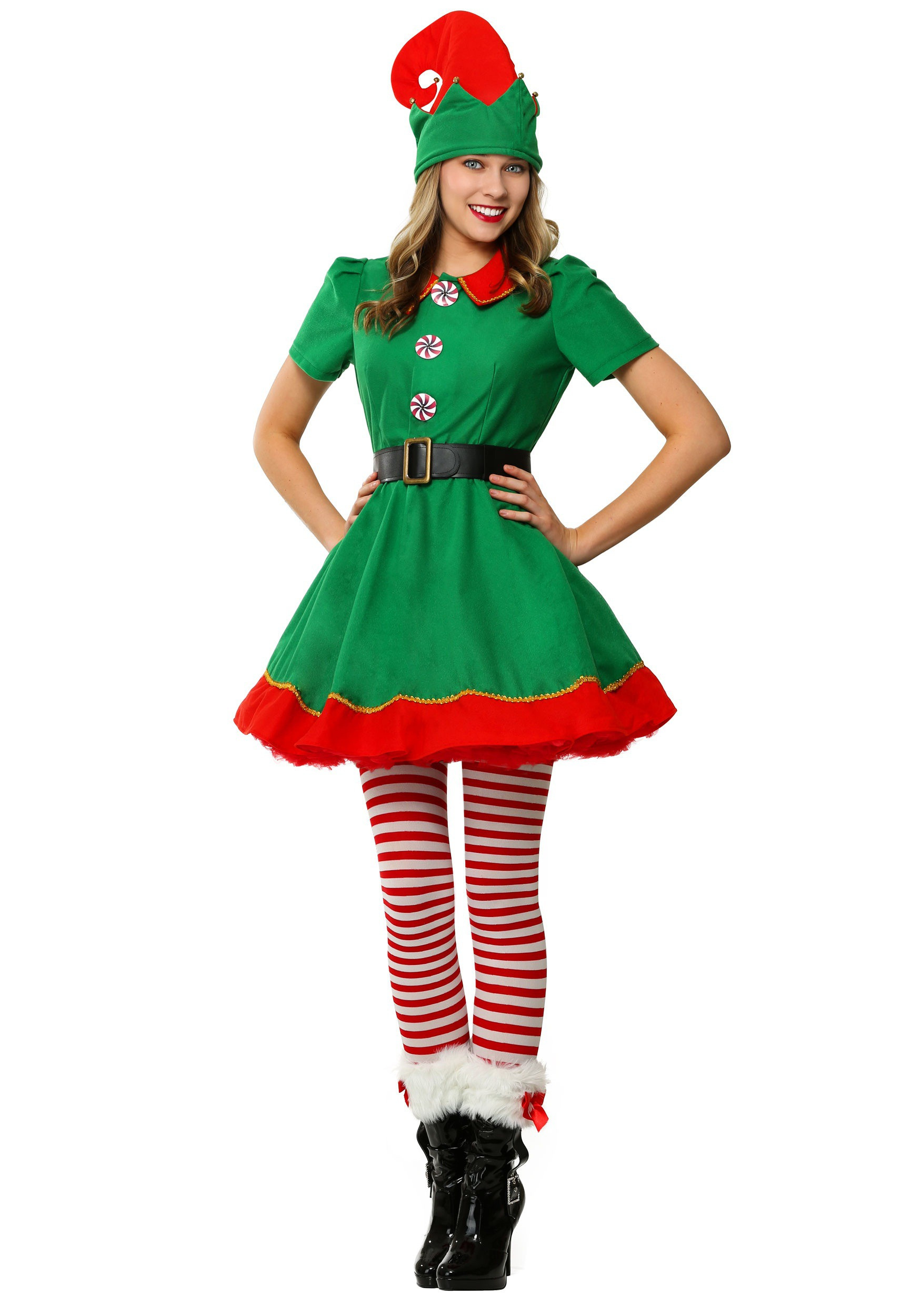 DIY Christmas Elf Costume
 Women s Holiday Elf Plus Size Costume