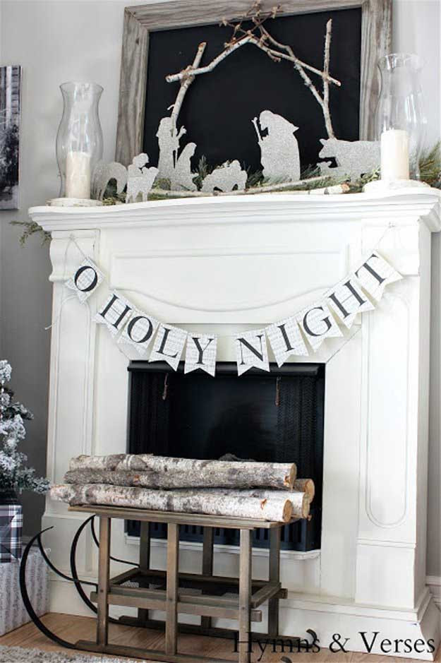 Diy Christmas Fireplace Decorations
 Best Christmas Mantel Decor