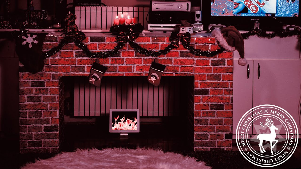DIY Christmas Fireplace
 Premium Barbie Blog DIY Christmas Fireplace 2k14