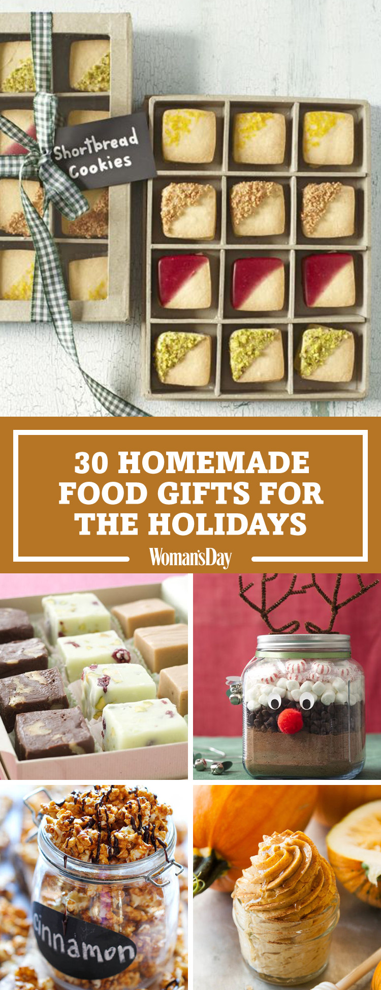 DIY Christmas Food Gifts
 35 Homemade Christmas Food Gifts Best Edible Holiday