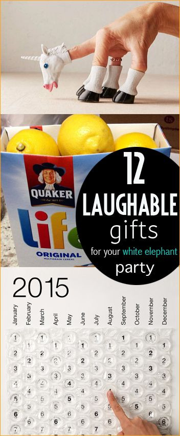 DIY Christmas Gag Gifts
 12 Laughable Gifts Hilarious ts for a white elephant