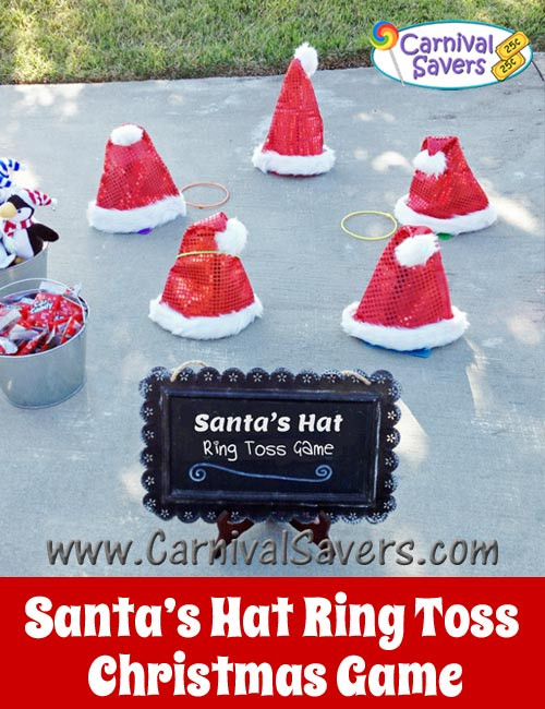 DIY Christmas Games
 Santa s Hat Ring Toss DIY Christmas Party Game