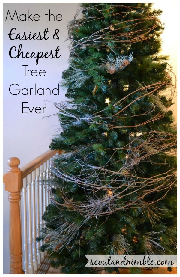 DIY Christmas Garland Ideas
 Christmas Tree Decorating HolidayHome DIY Tree Garland