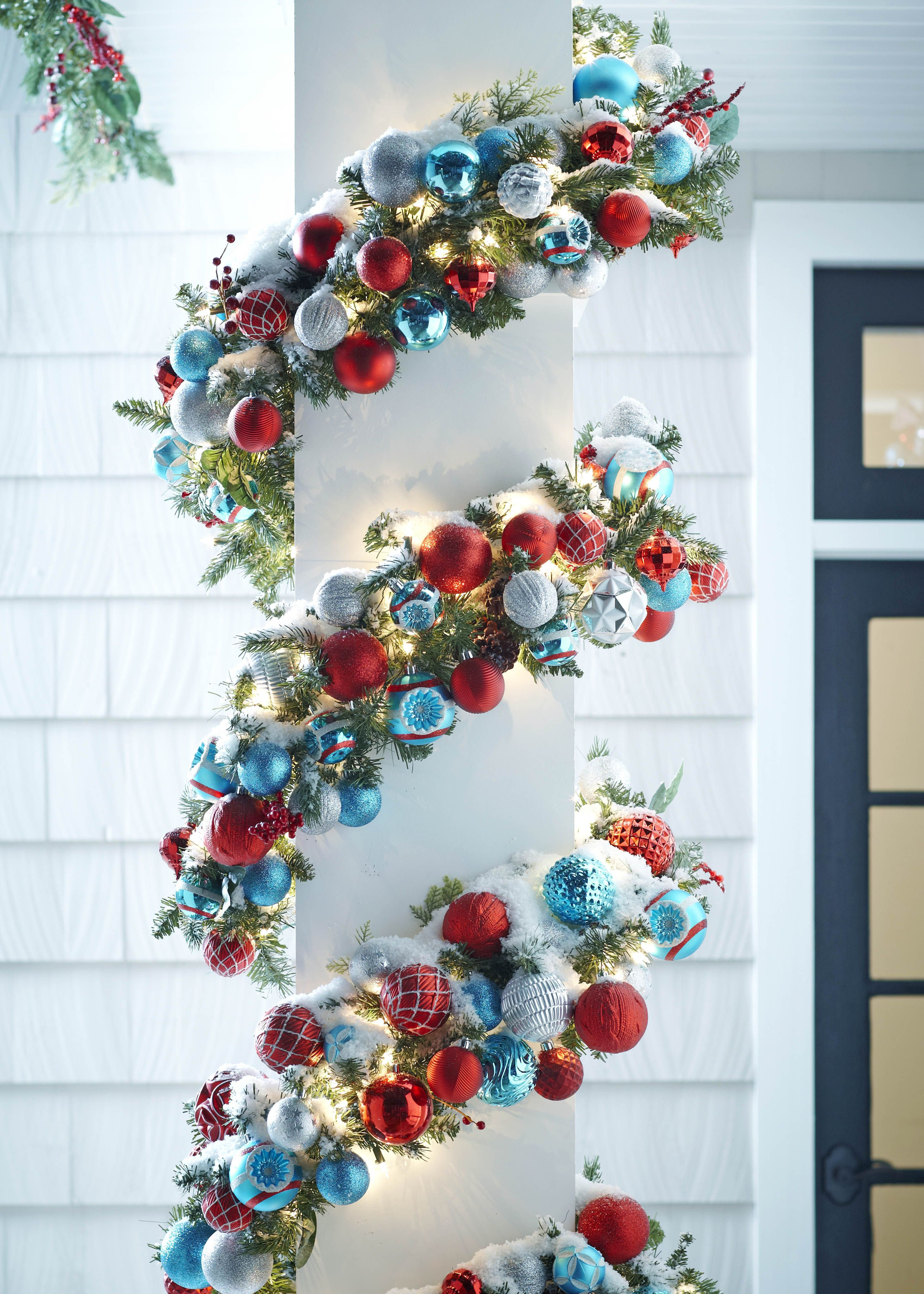 DIY Christmas Garland Ideas
 Add shatterproof ornaments with wire to pre lit garland
