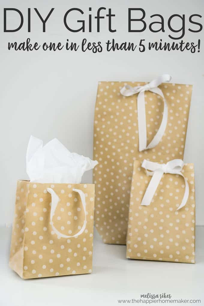 DIY Christmas Gift Bag
 How to Make a Gift Bag Out of Wrapping Paper
