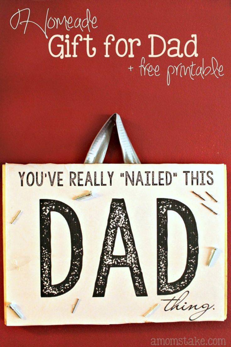 DIY Christmas Gift For Dad
 Best 25 Homemade ts for dad ideas on Pinterest