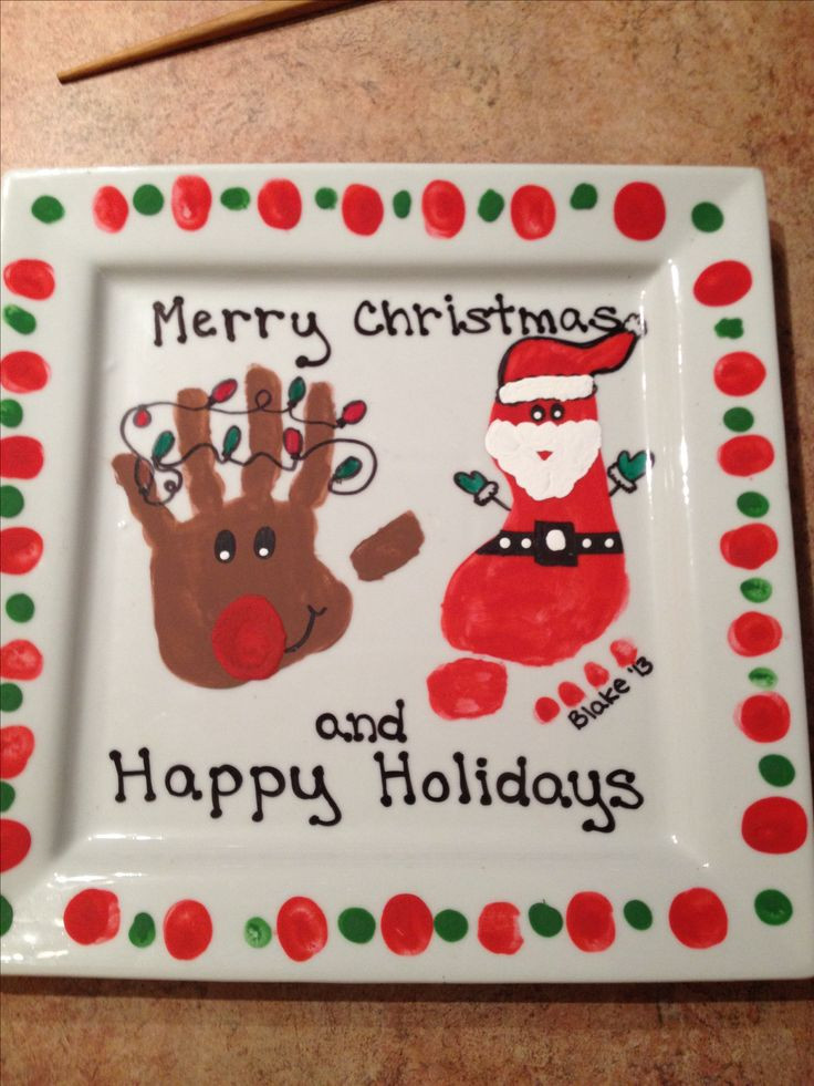 DIY Christmas Gift For Grandparents
 1018 best images about Kids Handprint & Footprint Crafts