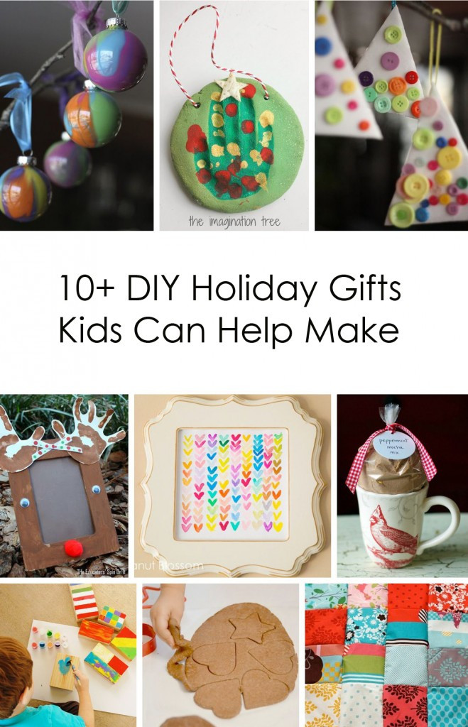 DIY Christmas Gift For Parents
 10 DIY Holiday Gifts Kids Can Help Make