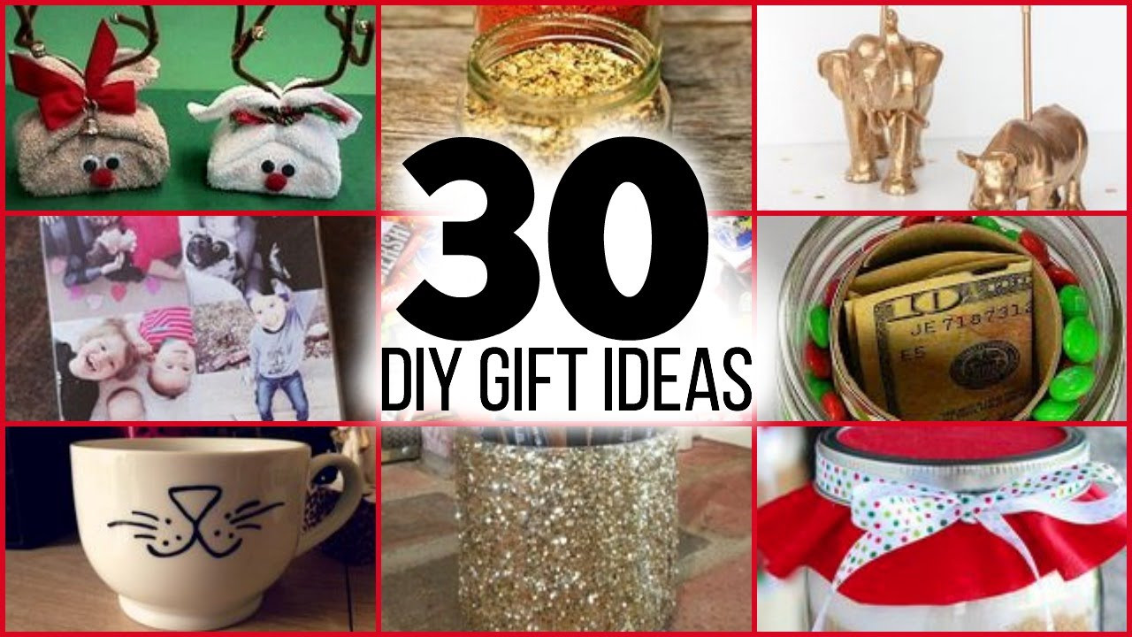 DIY Christmas Gift For Parents
 30 DIY CHRISTMAS GIFTS FOR GUYS GIRLS PARENTS FRIENDS