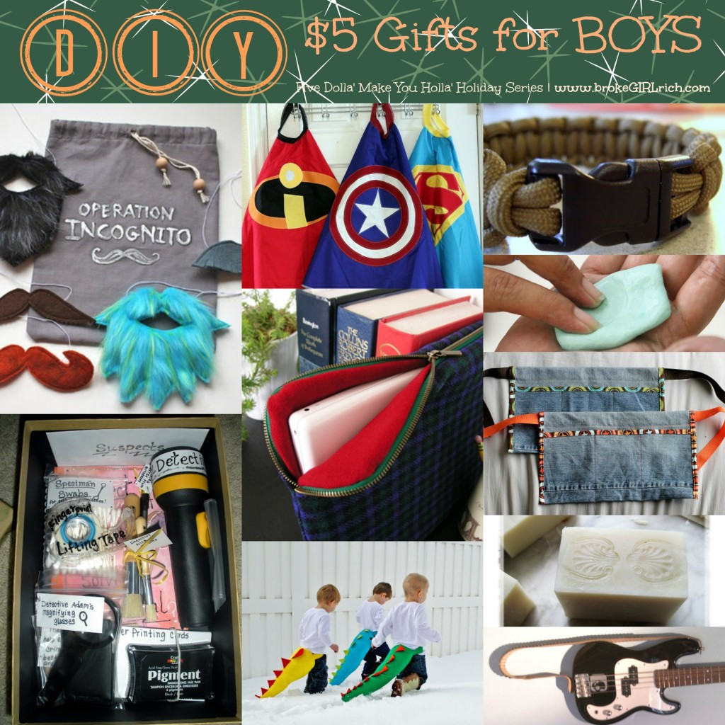 DIY Christmas Gifts For Boys
 Five Dolla Make You Holla Holiday Series Brothers