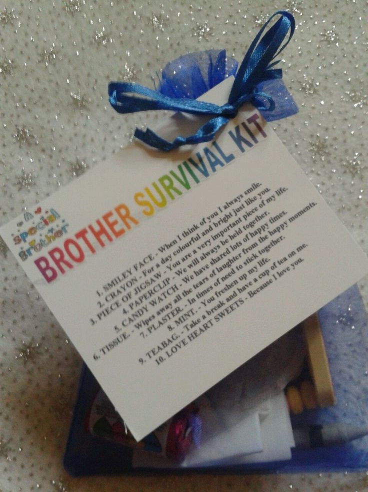 DIY Christmas Gifts For Brother
 25 best ideas about Brother Birthday Gifts on Pinterest