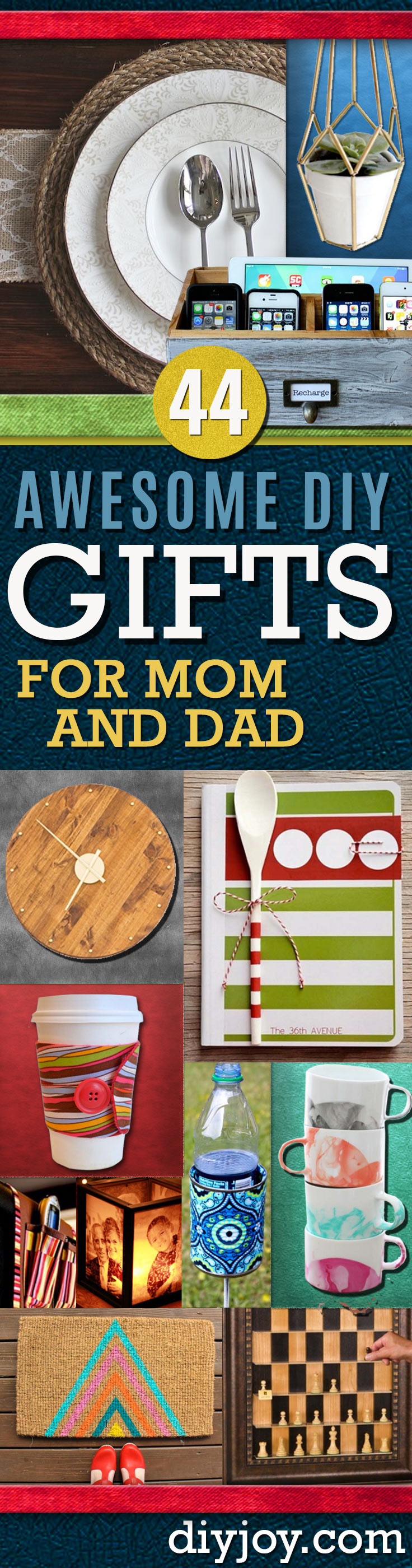 DIY Christmas Gifts For Dad From Daughter
 Awesome DIY Gift Ideas Mom and Dad Will Love