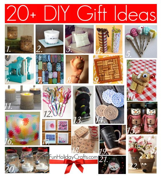 DIY Christmas Gifts For Family
 20 DIY Christmas Gift Ideas