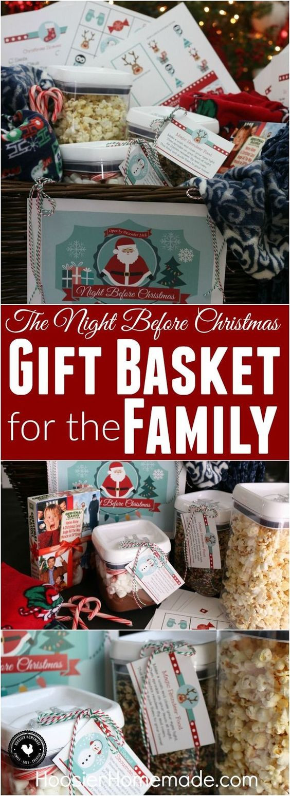 DIY Christmas Gifts For Family
 Christmas t baskets Meaningful ts and The night