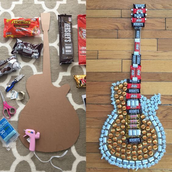 DIY Christmas Gifts For Husband
 DIY Candy Guitar that I made my husband for Valentine s