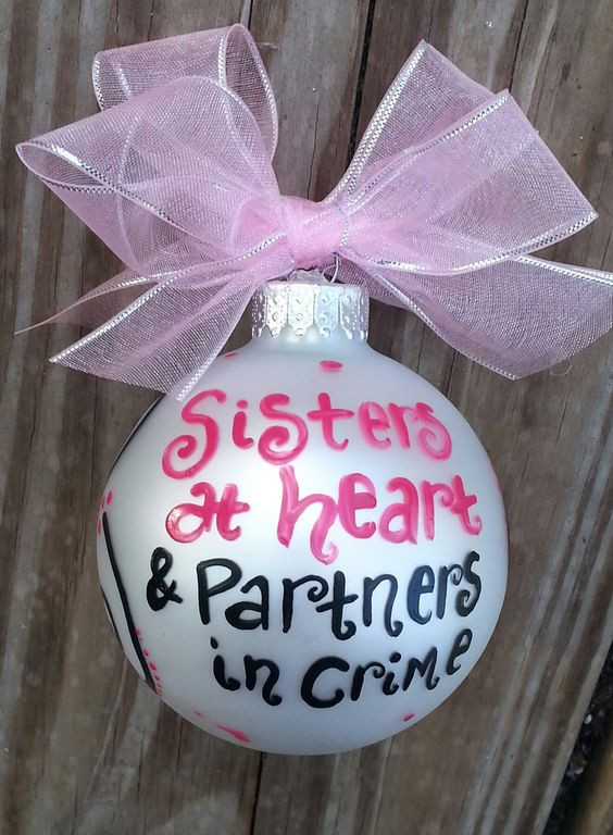 DIY Christmas Gifts For Sisters
 Best friends Sisters and Partners in crime on Pinterest