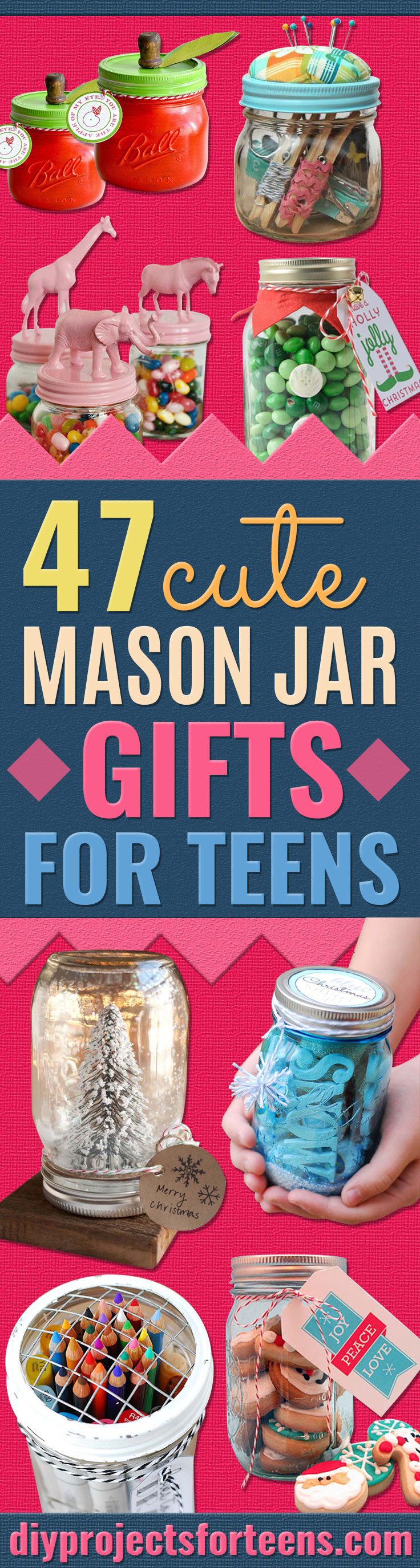 DIY Christmas Gifts For Teenagers
 47 Cute Mason Jar Gifts for Teens